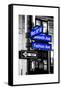 NYC Street Signs in Manhattan by Night - 34th Street, Seventh Avenue and Fashion Avenue Signs-Philippe Hugonnard-Framed Stretched Canvas