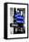 NYC Street Signs in Manhattan by Night - 34th Street, Seventh Avenue and Fashion Avenue Signs-Philippe Hugonnard-Framed Stretched Canvas