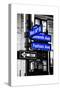 NYC Street Signs in Manhattan by Night - 34th Street, Seventh Avenue and Fashion Avenue Signs-Philippe Hugonnard-Stretched Canvas