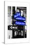 NYC Street Signs in Manhattan by Night - 34th Street, Seventh Avenue and Fashion Avenue Signs-Philippe Hugonnard-Stretched Canvas