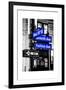 NYC Street Signs in Manhattan by Night - 34th Street, Seventh Avenue and Fashion Avenue Signs-Philippe Hugonnard-Framed Photographic Print