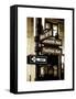 NYC Street Signs in Manhattan by Night - 34th Street, Seventh Avenue and Fashion Avenue Signs-Philippe Hugonnard-Framed Stretched Canvas