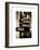 NYC Street Signs in Manhattan by Night - 34th Street, Seventh Avenue and Fashion Avenue Signs-Philippe Hugonnard-Framed Art Print