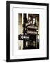 NYC Street Signs in Manhattan by Night - 34th Street, Seventh Avenue and Fashion Avenue Signs-Philippe Hugonnard-Framed Art Print