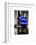 NYC Street Signs in Manhattan by Night - 34th Street, Seventh Avenue and Fashion Avenue Signs-Philippe Hugonnard-Framed Art Print