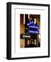 NYC Street Signs in Manhattan by Night - 34th Street, Seventh Avenue and Fashion Avenue Signs-Philippe Hugonnard-Framed Art Print