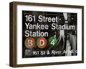 NYC Subway Station II-Luke Wilson-Framed Giclee Print