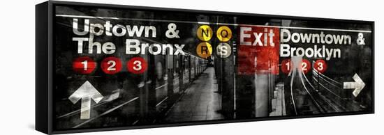 NYC Subway Station III-Luke Wilson-Framed Stretched Canvas