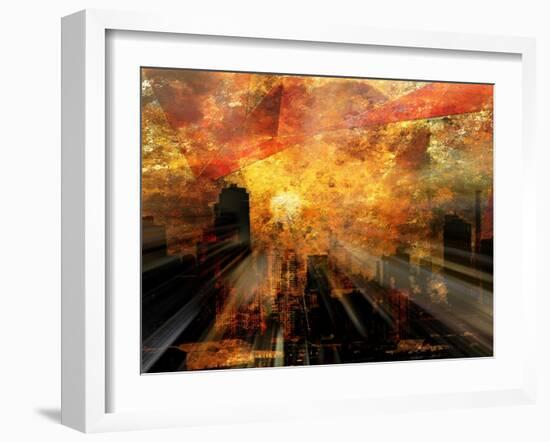 Nyc Sunlight-rolffimages-Framed Art Print