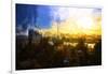 NYC Sunset Abstract-Philippe Hugonnard-Framed Giclee Print