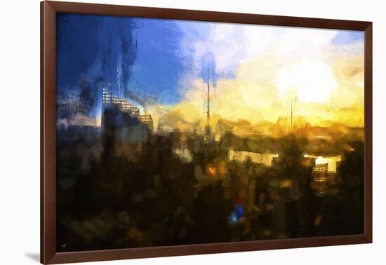 NYC Sunset Abstract-Philippe Hugonnard-Framed Giclee Print