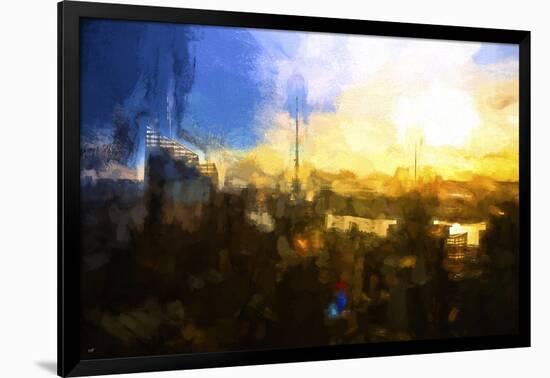 NYC Sunset Abstract-Philippe Hugonnard-Framed Giclee Print