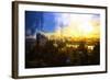 NYC Sunset Abstract-Philippe Hugonnard-Framed Giclee Print