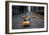 NYC Taxi Cabs-Erin Berzel-Framed Photographic Print