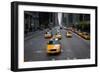 NYC Taxi Cabs-Erin Berzel-Framed Photographic Print