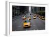 NYC Taxi Cabs-Erin Berzel-Framed Photographic Print
