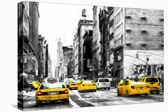 NYC Taxi Cabs-Philippe Hugonnard-Stretched Canvas
