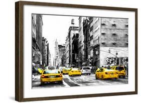 NYC Taxi Cabs-Philippe Hugonnard-Framed Giclee Print