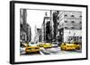 NYC Taxi Cabs-Philippe Hugonnard-Framed Giclee Print