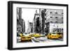 NYC Taxi Cabs-Philippe Hugonnard-Framed Giclee Print