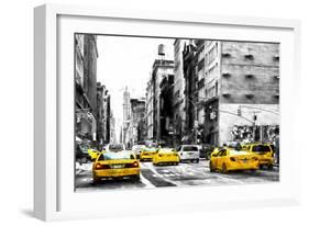 NYC Taxi Cabs-Philippe Hugonnard-Framed Giclee Print