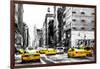 NYC Taxi Cabs-Philippe Hugonnard-Framed Giclee Print