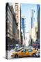 NYC Taxi - In the Style of Oil Painting-Philippe Hugonnard-Stretched Canvas