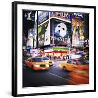 NYC Taxi Taxi-Nina Papiorek-Framed Premium Photographic Print