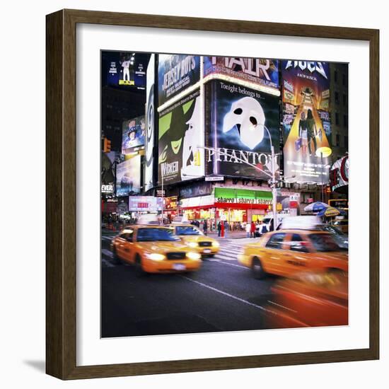 NYC Taxi Taxi-Nina Papiorek-Framed Photographic Print