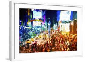 NYC Taxis II - In the Style of Oil Painting-Philippe Hugonnard-Framed Giclee Print