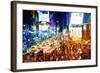 NYC Taxis II - In the Style of Oil Painting-Philippe Hugonnard-Framed Giclee Print