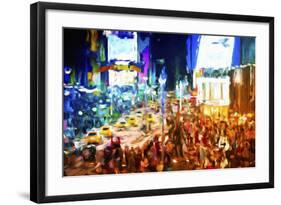 NYC Taxis II - In the Style of Oil Painting-Philippe Hugonnard-Framed Giclee Print