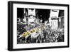 NYC Taxis - In the Style of Oil Painting-Philippe Hugonnard-Framed Giclee Print