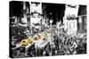 NYC Taxis - In the Style of Oil Painting-Philippe Hugonnard-Stretched Canvas