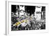 NYC Taxis - In the Style of Oil Painting-Philippe Hugonnard-Framed Giclee Print