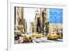 NYC Taxis - In the Style of Oil Painting-Philippe Hugonnard-Framed Giclee Print