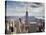 NYC the Empire-Nina Papiorek-Stretched Canvas