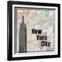 NYC Train-Lauren Gibbons-Framed Art Print