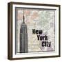 NYC Train-Lauren Gibbons-Framed Art Print