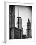 NYC University Campus and One World Trade Center (1WTC)-Philippe Hugonnard-Framed Photographic Print