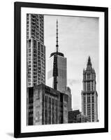 NYC University Campus and One World Trade Center (1WTC)-Philippe Hugonnard-Framed Photographic Print