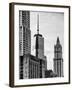 NYC University Campus and One World Trade Center (1WTC)-Philippe Hugonnard-Framed Photographic Print