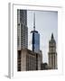 NYC University Campus and One World Trade Center (1WTC)-Philippe Hugonnard-Framed Photographic Print