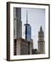 NYC University Campus and One World Trade Center (1WTC)-Philippe Hugonnard-Framed Photographic Print