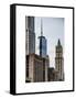 NYC University Campus and One World Trade Center (1WTC)-Philippe Hugonnard-Framed Stretched Canvas