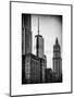 NYC University Campus and One World Trade Center (1WTC)-Philippe Hugonnard-Mounted Premium Giclee Print