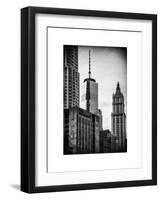 NYC University Campus and One World Trade Center (1WTC)-Philippe Hugonnard-Framed Art Print