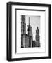 NYC University Campus and One World Trade Center (1WTC)-Philippe Hugonnard-Framed Art Print