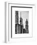 NYC University Campus and One World Trade Center (1WTC)-Philippe Hugonnard-Framed Art Print