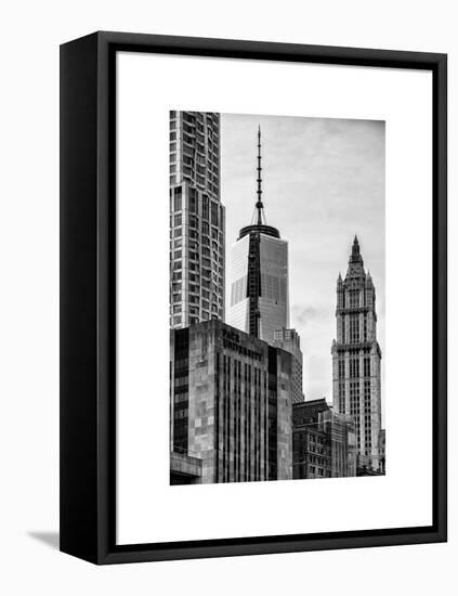 NYC University Campus and One World Trade Center (1WTC)-Philippe Hugonnard-Framed Stretched Canvas